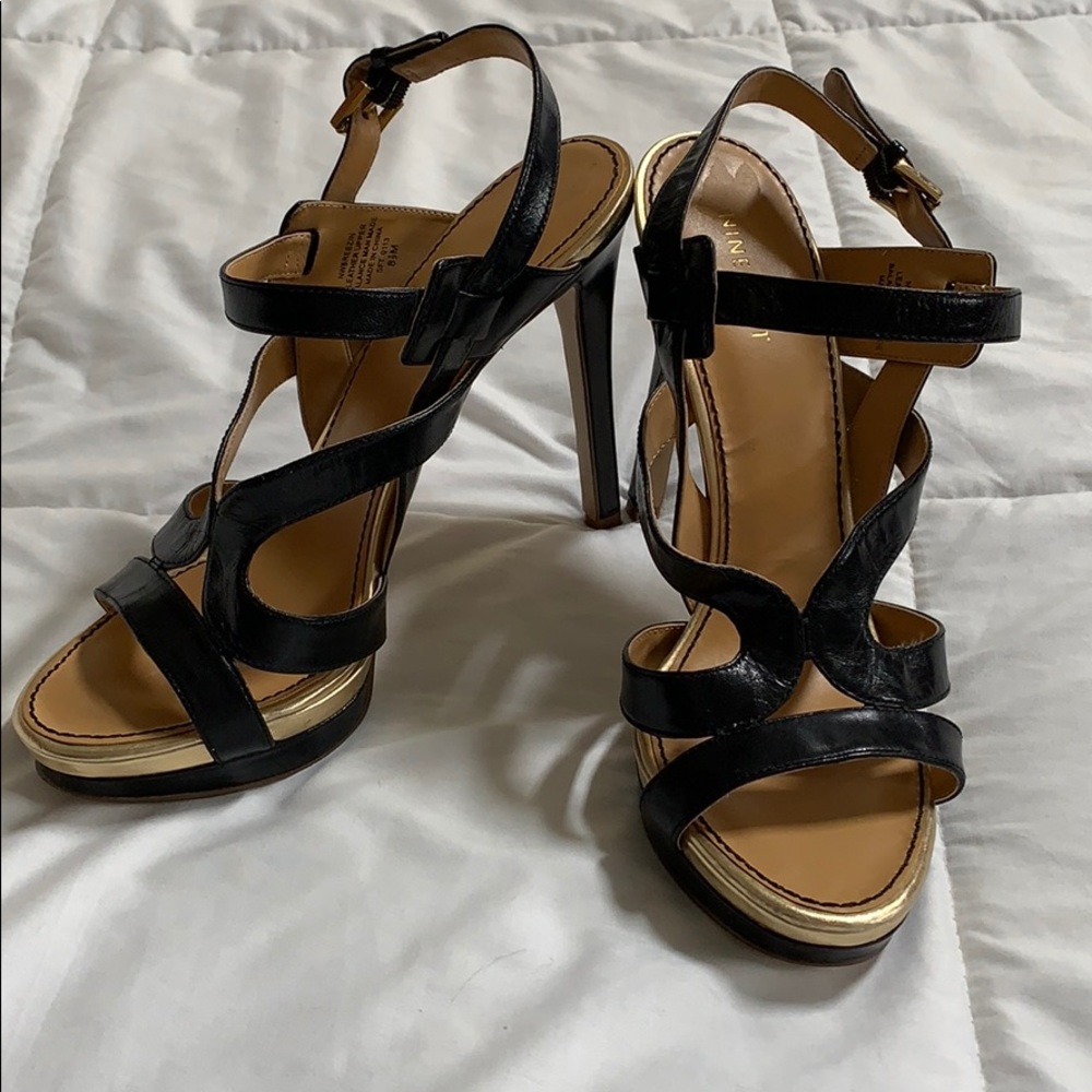 Gorgeous Nine West heels!!! Worn once.